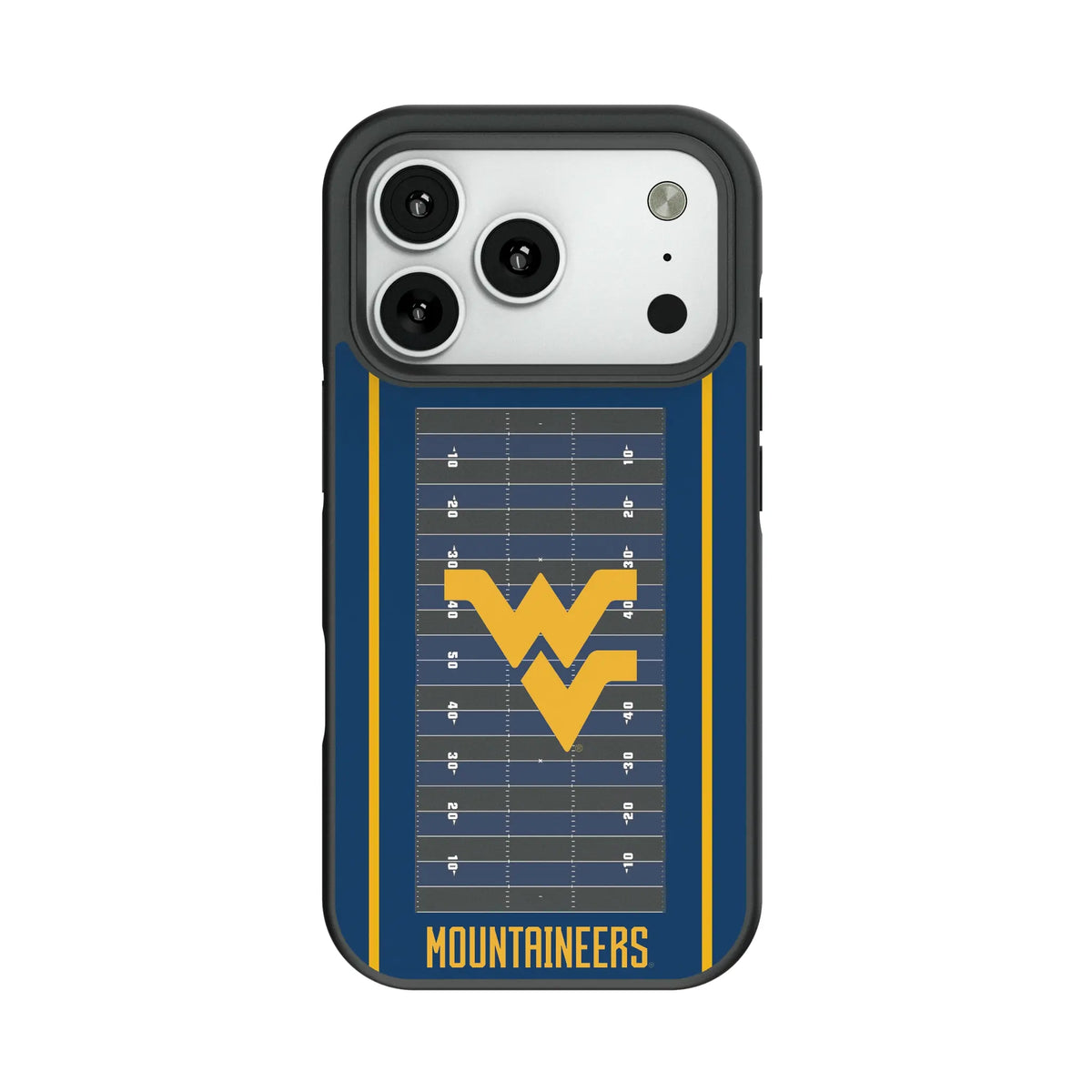 West Virginia University Mountaineers Field Bump Phone Case for Apple iPhone