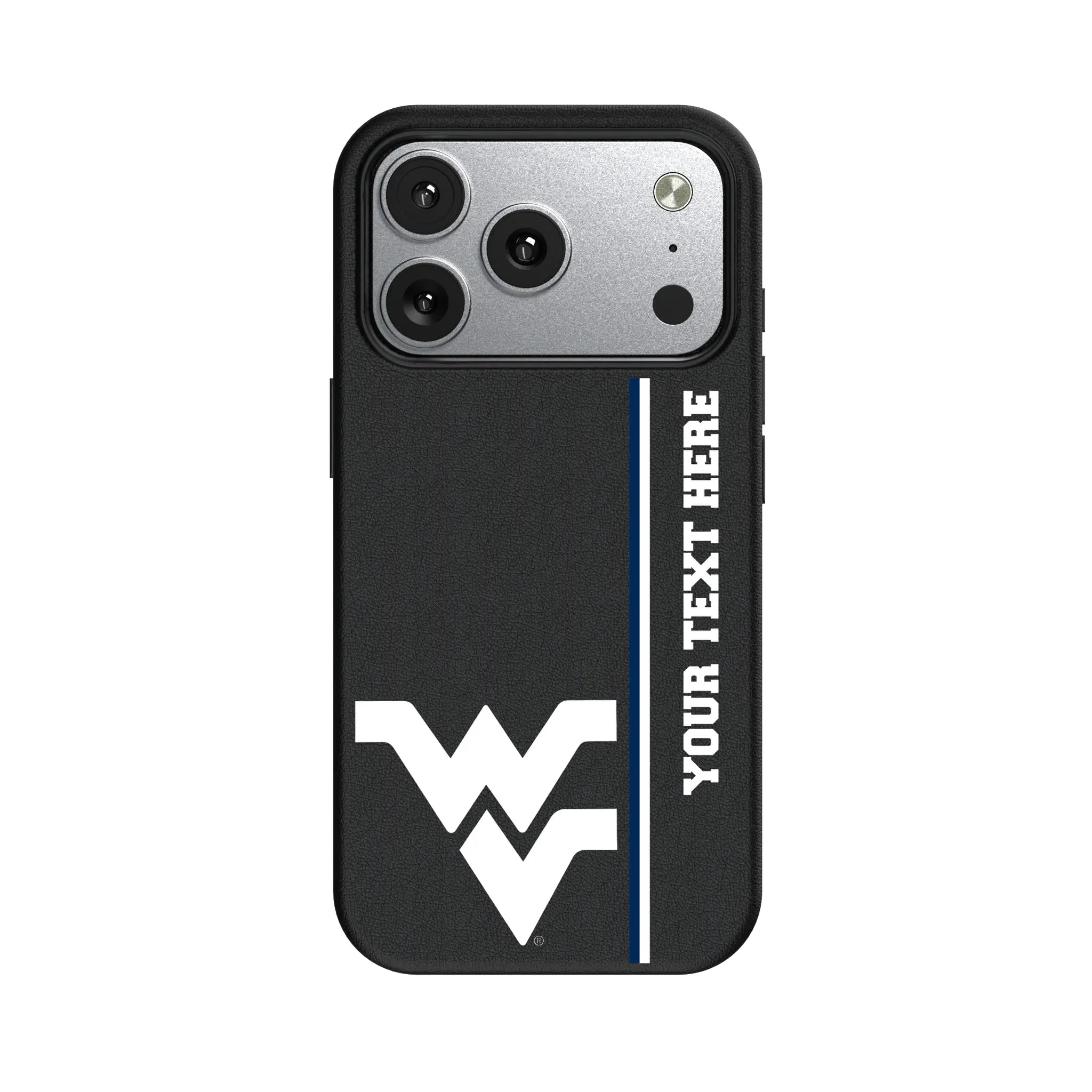 West Virginia University Mountaineers Personalized Sidebard iPhone MagSafe Compatible Phone Case for Apple iPhone#Device_iPhone 17 Pro