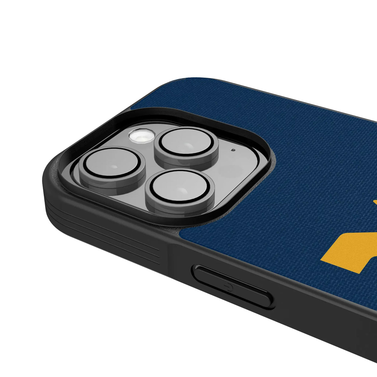 West Virginia University Mountaineers Solid iPhone Bump Phone Case for Apple iPhone - Detail