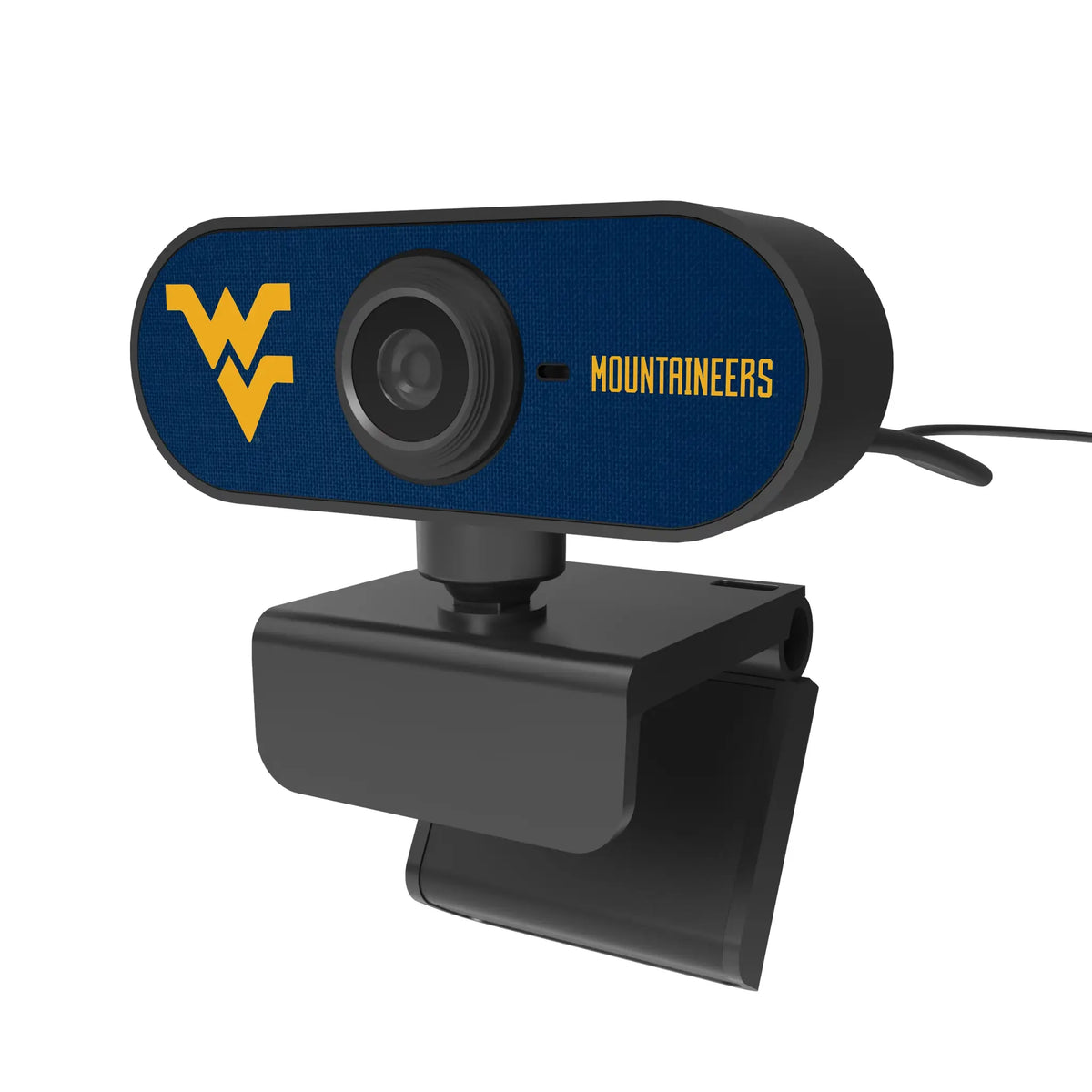 West Virginia University Mountaineers Solid Webcam - Isometric View