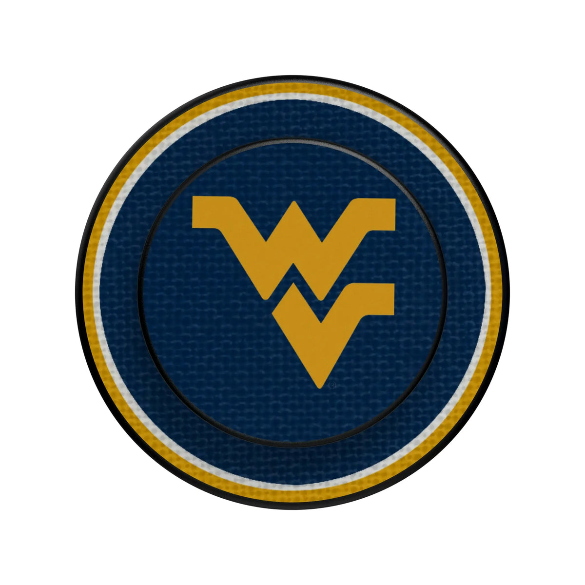 West Virginia University Mountaineers Stripe Popsockets Round Magnetic