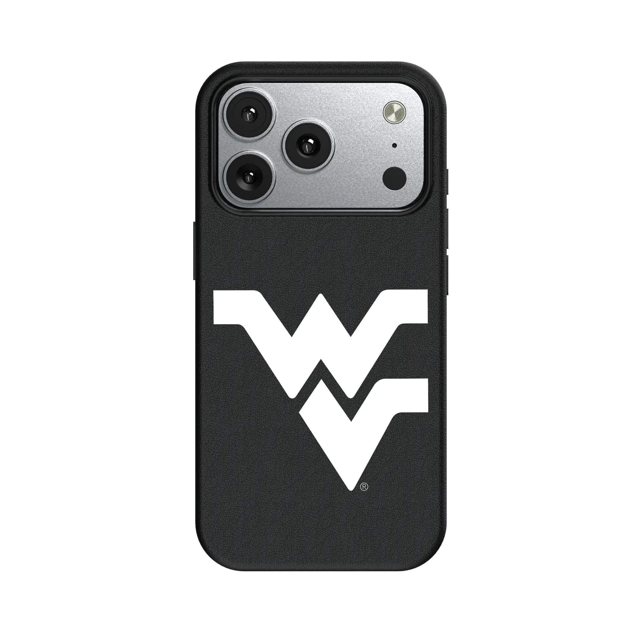 West Virginia University Mountaineers Text Backdrop iPhone MagSafe Compatible Phone Case for Apple iPhone#Device_iPhone 17 Pro