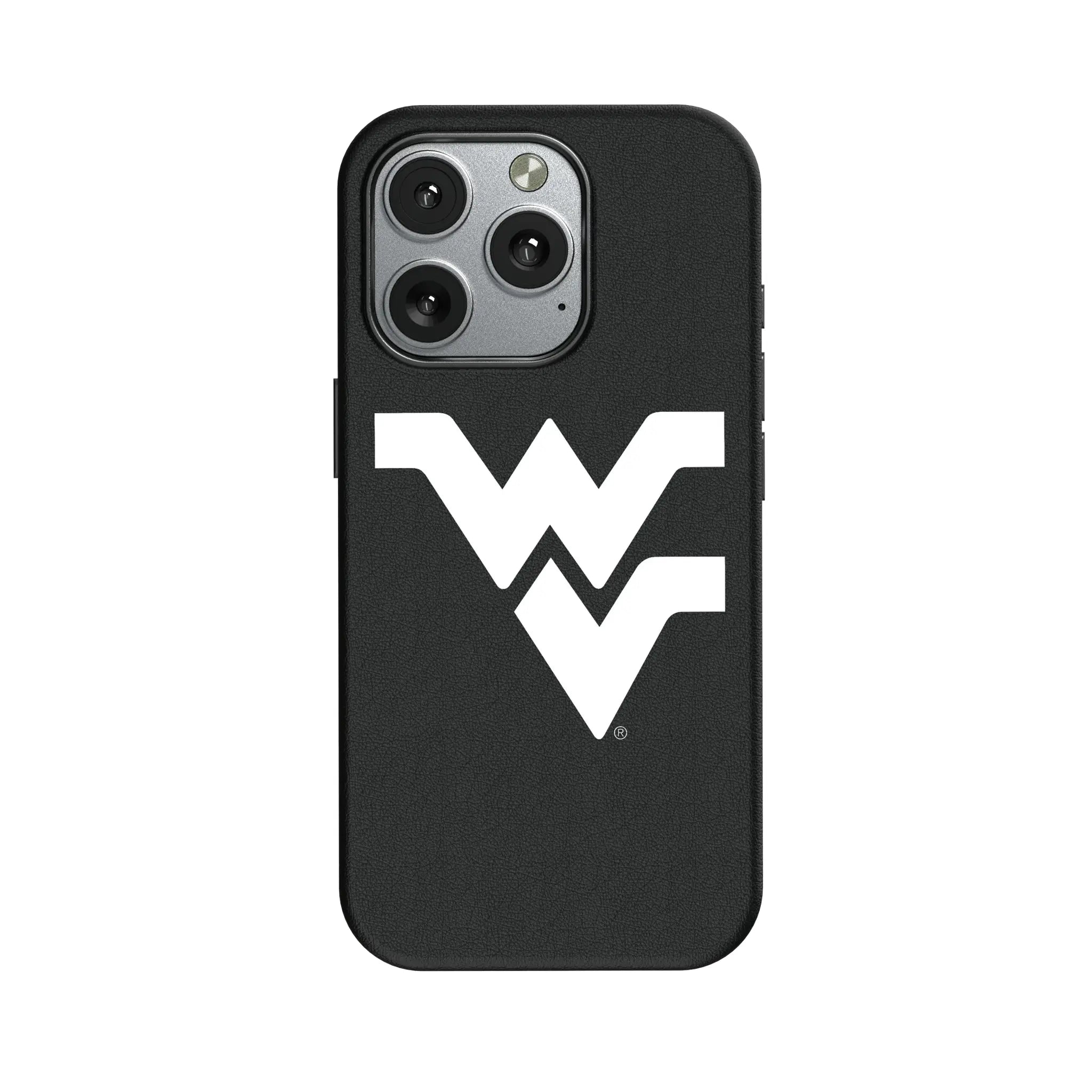West Virginia University Mountaineers Text Backdrop iPhone MagSafe Compatible Phone Case for Apple iPhone
