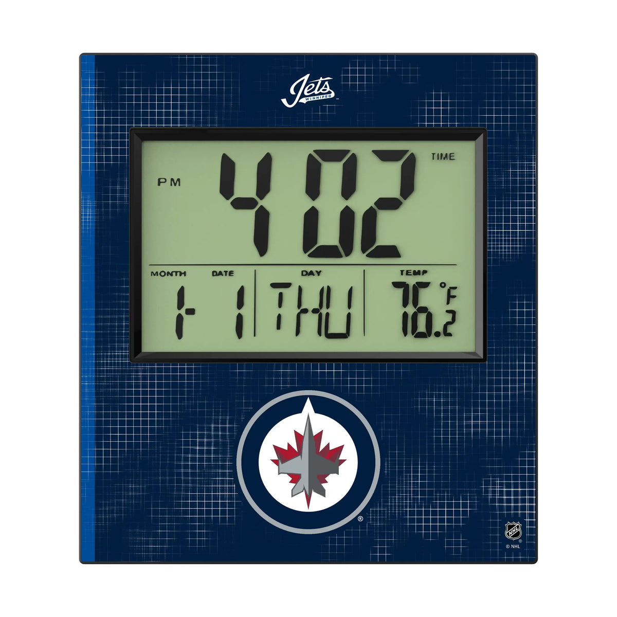 Winnipeg Jets Hatch Wall Clock