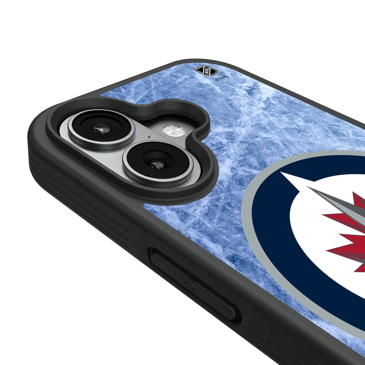 Winnipeg Jets Ice Wordmark iPhone Bump Phone Case for Apple iPhone - Detail#Device_iPhone 17