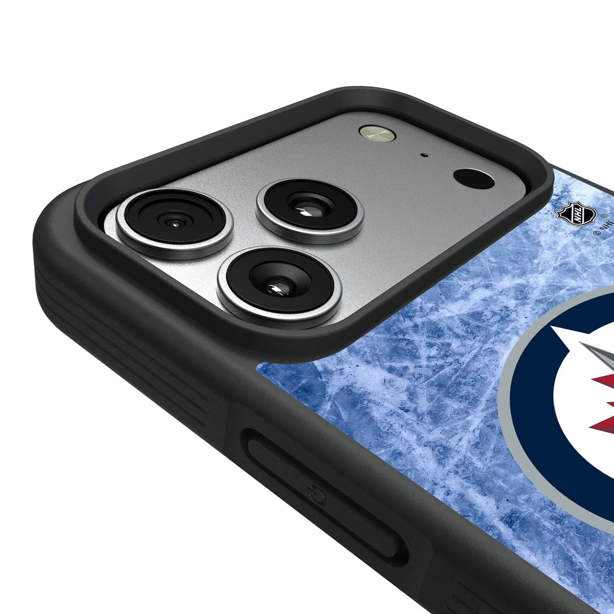 Winnipeg Jets Ice Wordmark iPhone Bump Phone Case for Apple iPhone - Detail#Device_iPhone 17 Pro Max