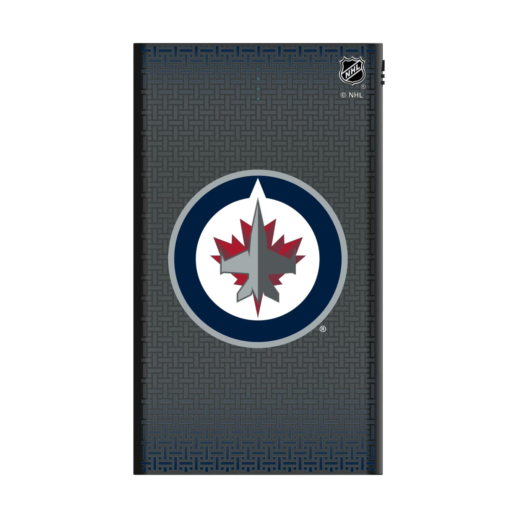 Winnipeg Jets Linen 5000mAh Flat Powerbank