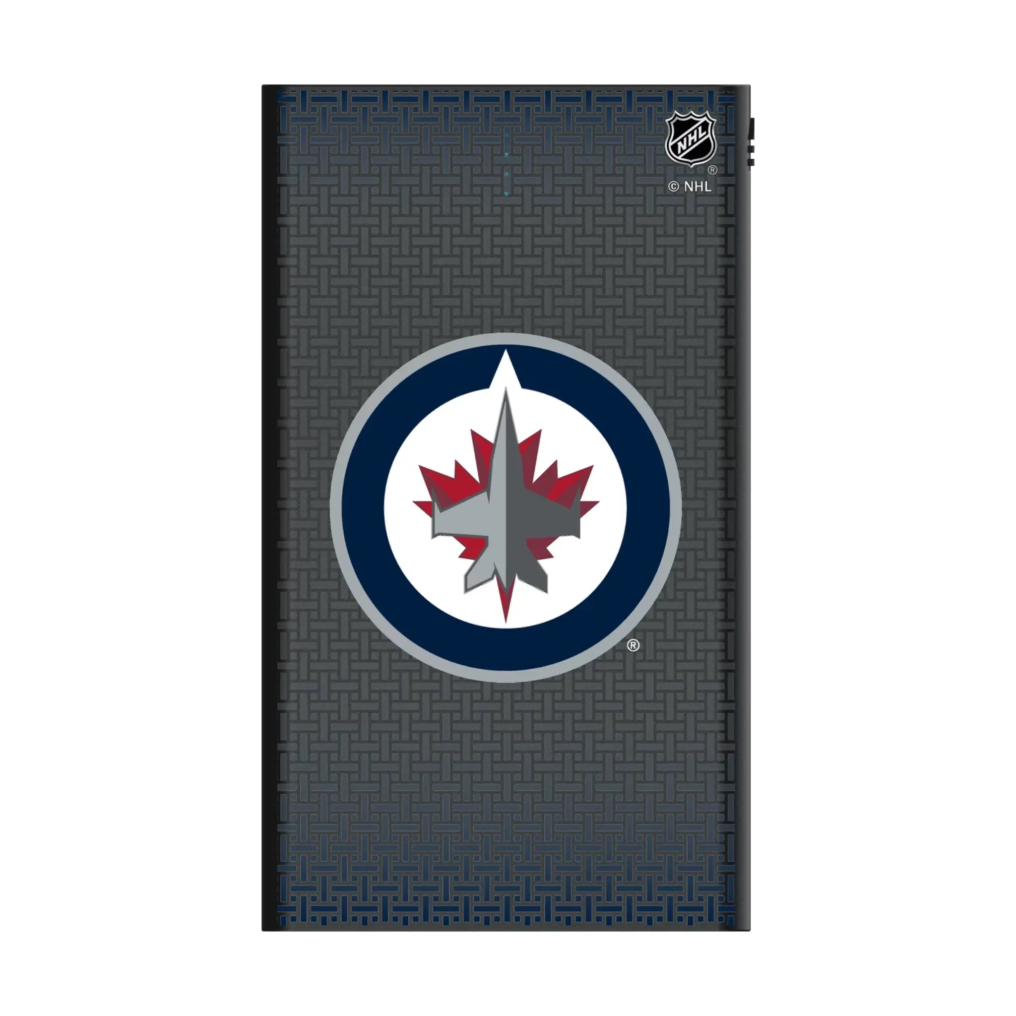 Winnipeg Jets Linen 5000mAh Flat Power Bank