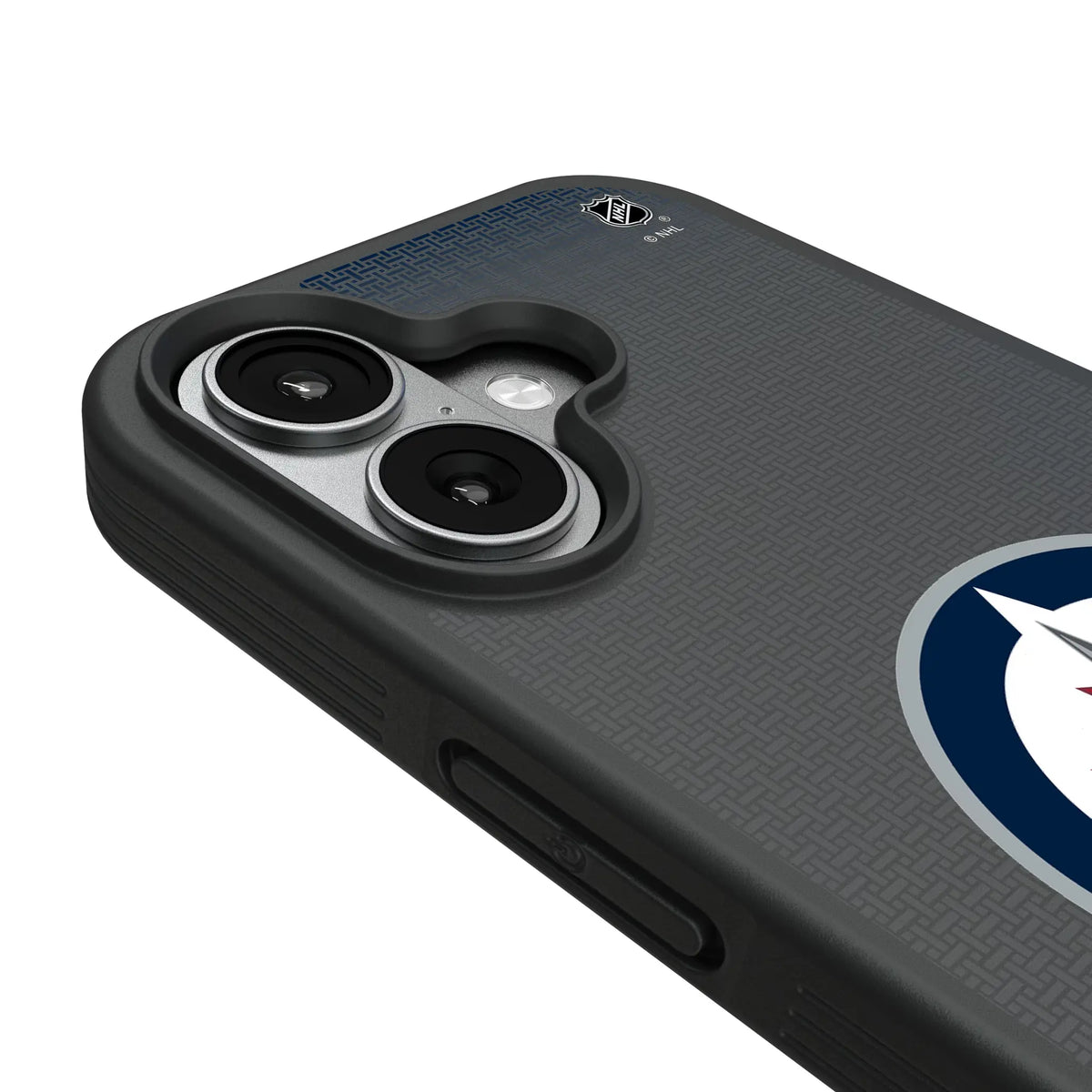 Winnipeg Jets Linen iPhone Bump Phone Case for Apple iPhone - Detail#Device_iPhone 17