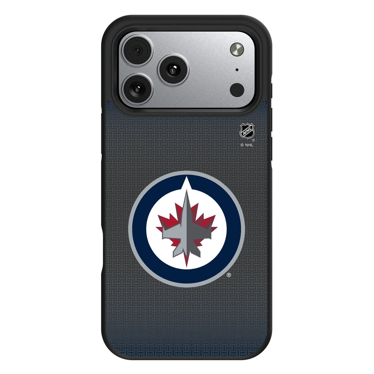 Winnipeg Jets Linen iPhone Bump Phone Case for Apple iPhone#Device_iPhone 17 Pro Max