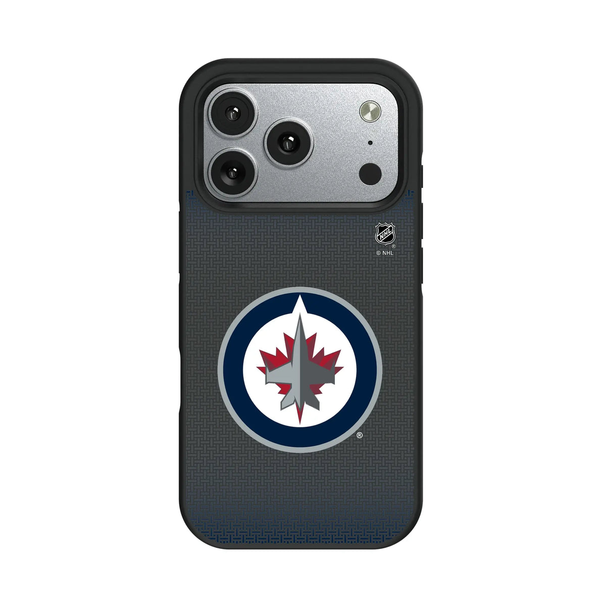 Winnipeg Jets Linen iPhone Bump Phone Case for Apple iPhone#Device_iPhone 17 Pro