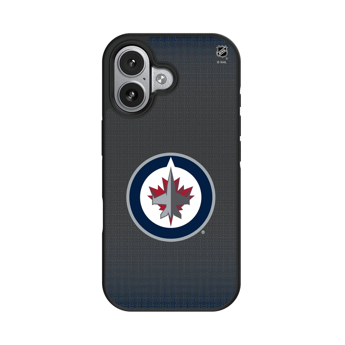 Winnipeg Jets Linen iPhone Bump Phone Case for Apple iPhone#Device_iPhone 17