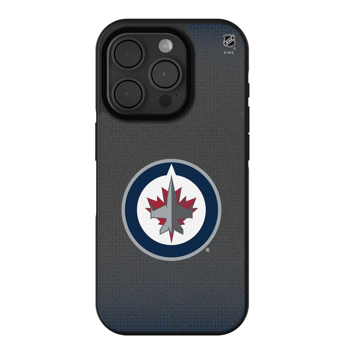 Winnipeg Jets Linen iPhone Bump Phone Case for Apple iPhone