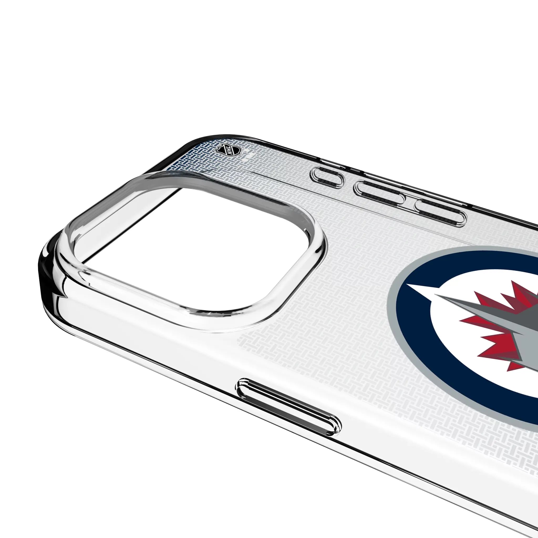 Winnipeg Jets Linen iPhone Clear Phone Case for Apple iPhone - Detail