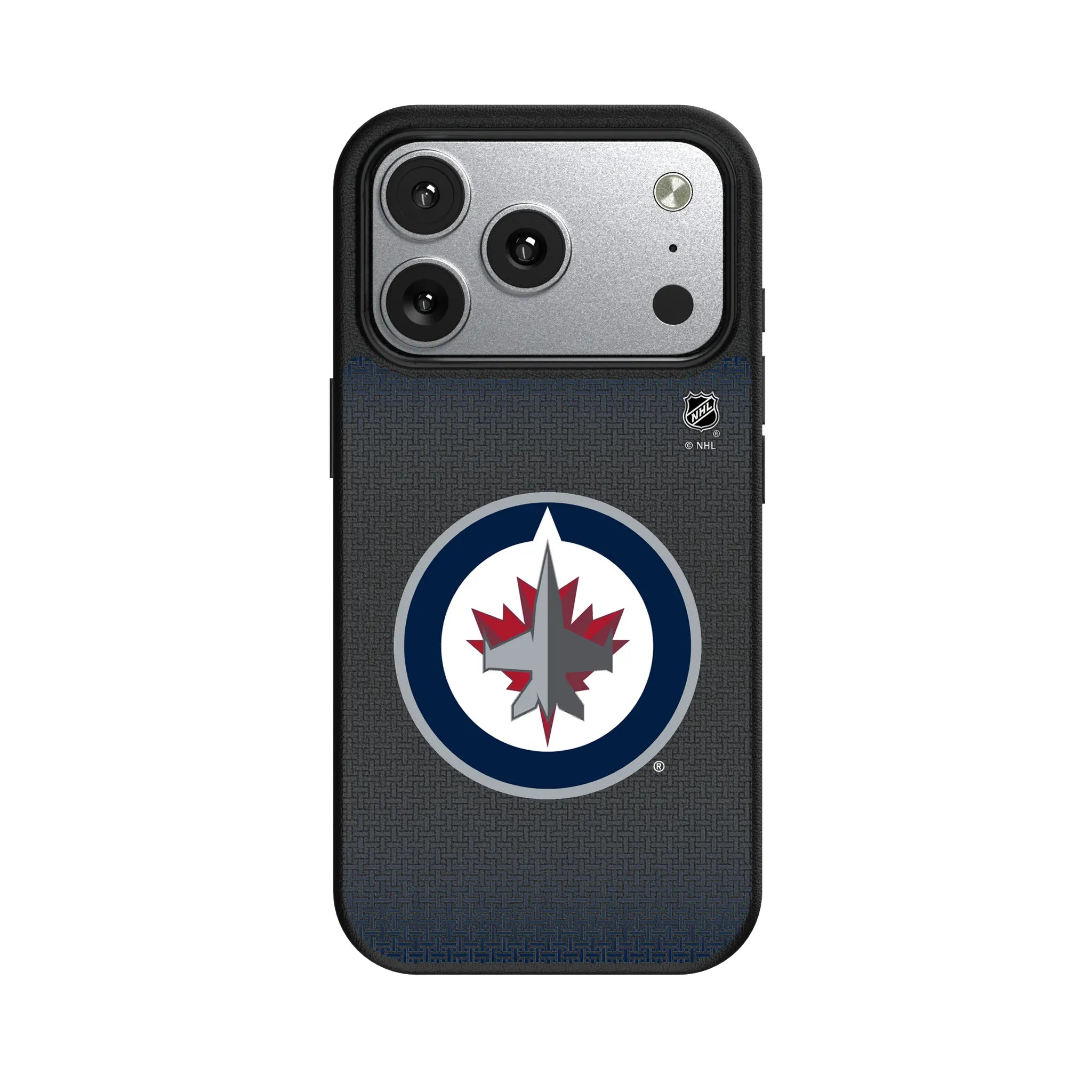 Winnipeg Jets Linen iPhone MagSafe Compatible Phone Case for Apple iPhone#Device_iPhone 17 Pro