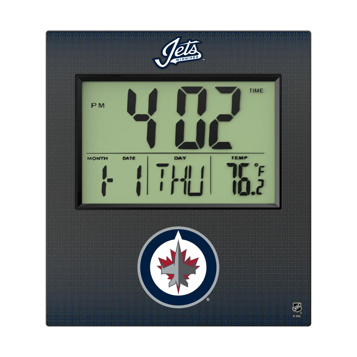 Winnipeg Jets Linen Wall Clock