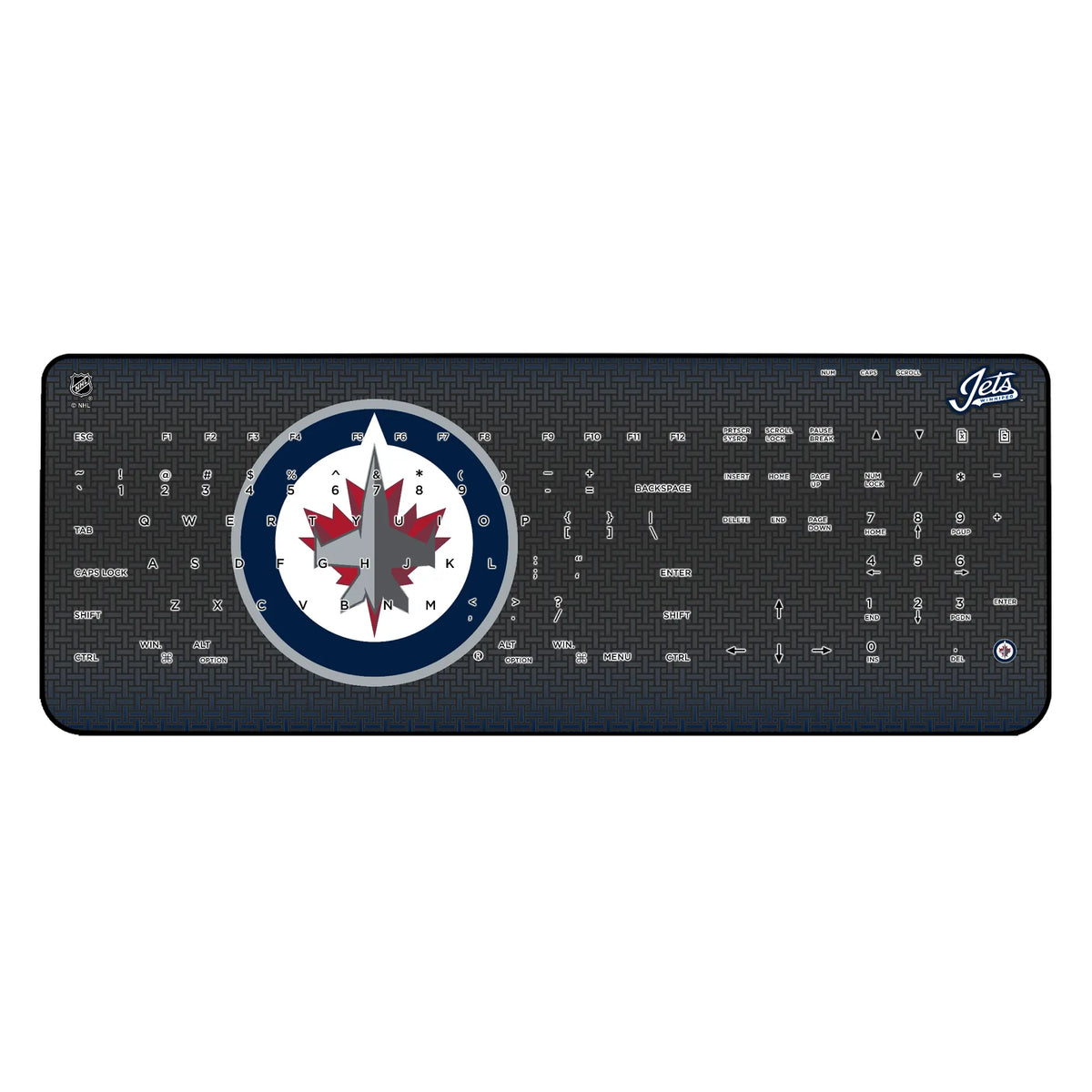 Winnipeg Jets Linen Wireless USB Keyboard