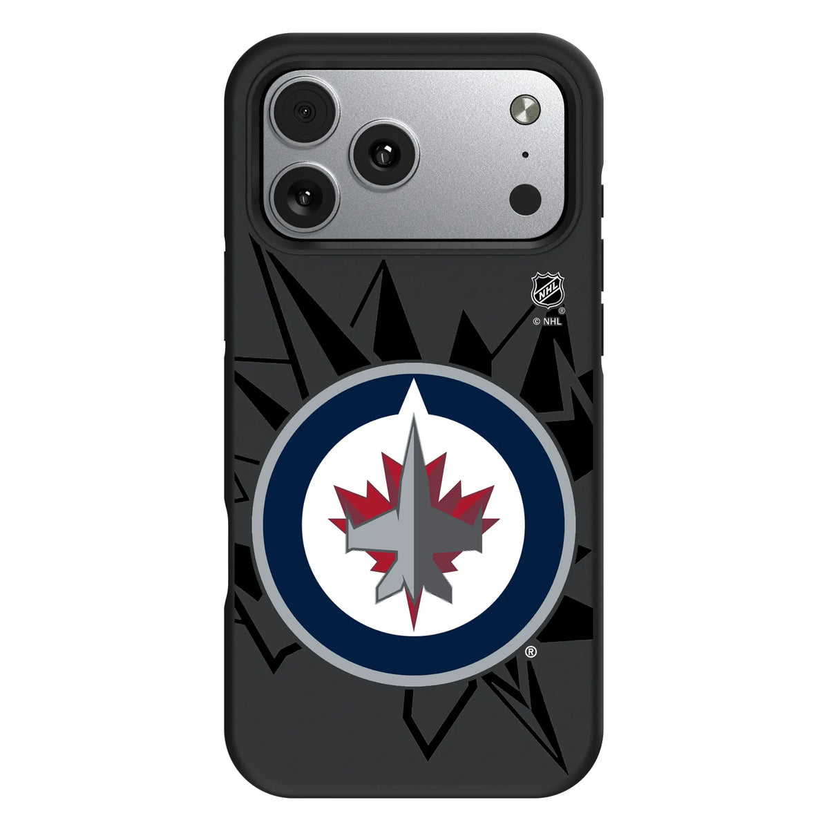 Winnipeg Jets Monocolor Tilt iPhone Bump Phone Case for Apple iPhone#Device_iPhone 17 Pro Max