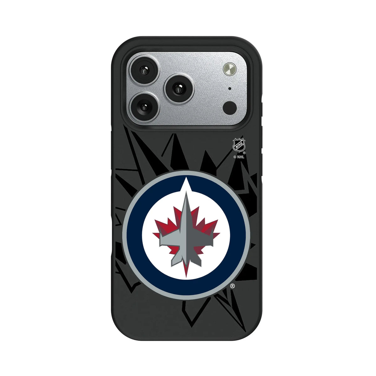Winnipeg Jets Monocolor Tilt iPhone Bump Phone Case for Apple iPhone#Device_iPhone 17 Pro