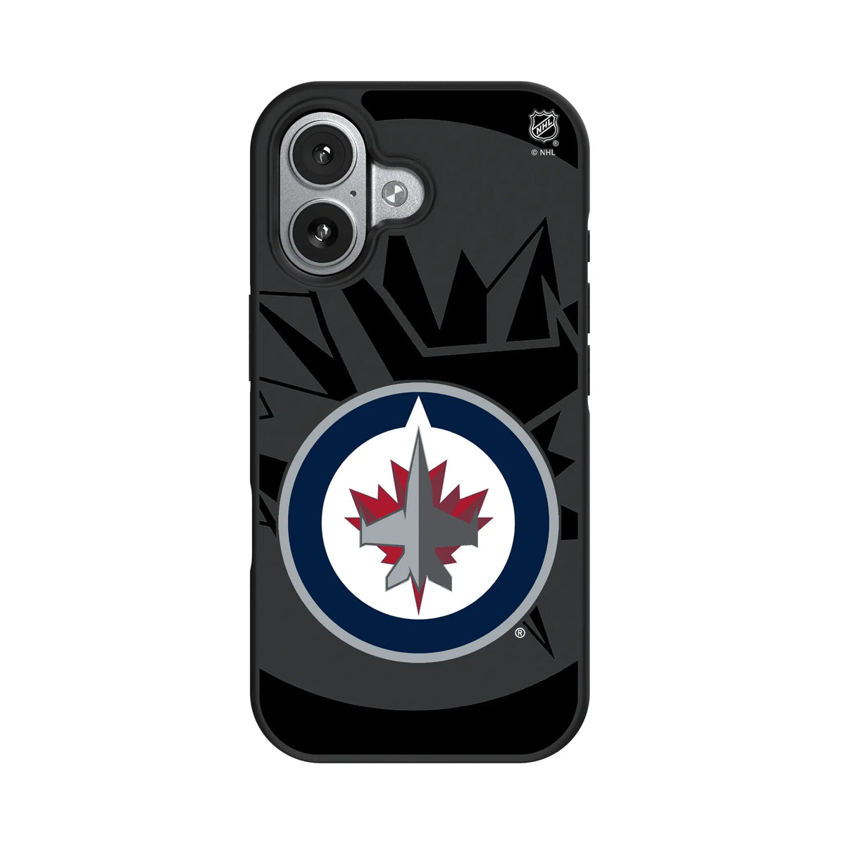 Winnipeg Jets Monocolor Tilt iPhone Bump Phone Case for Apple iPhone#Device_iPhone 17