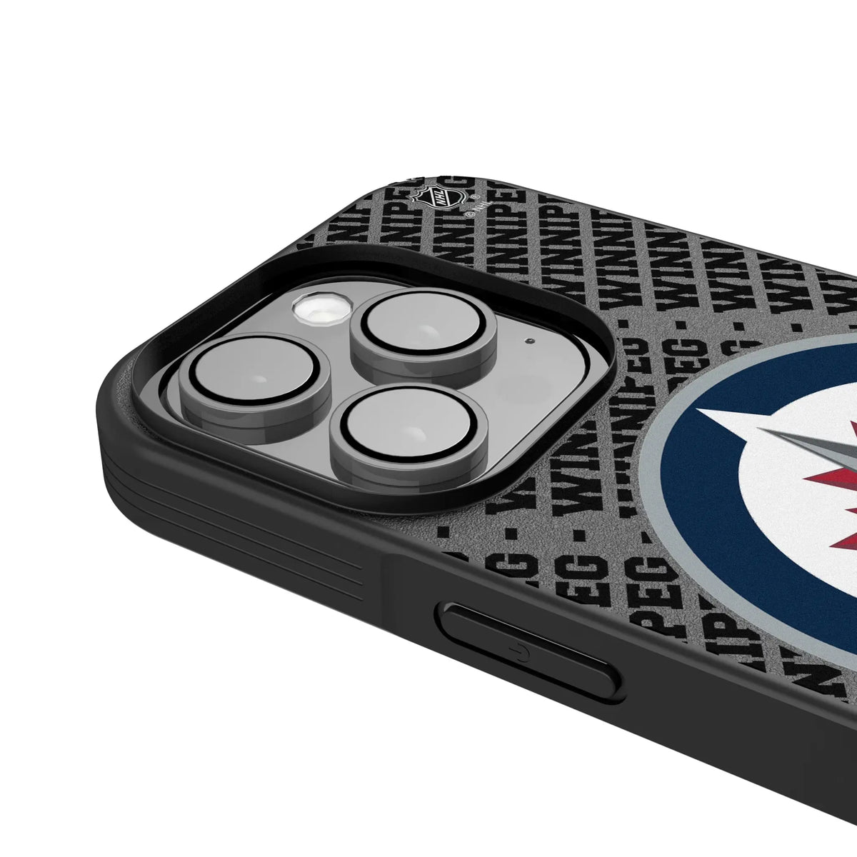 Winnipeg Jets Personalized EndZone Plus iPhone Bump Phone Case for Apple iPhone - Detail