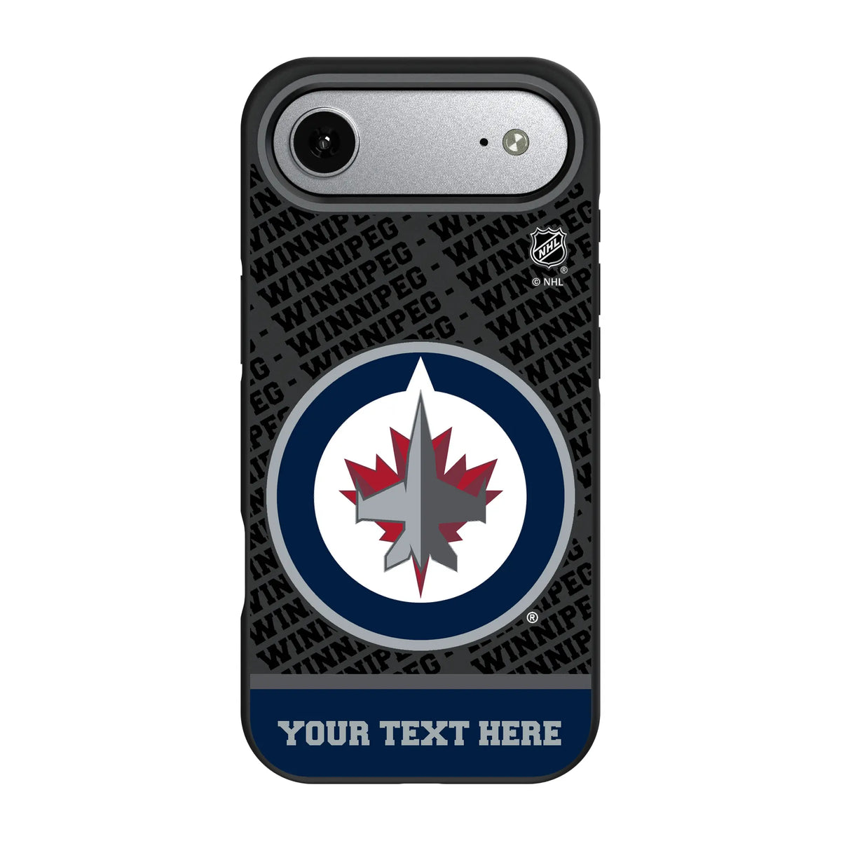 Winnipeg Jets Personalized EndZone Plus iPhone Bump Phone Case for Apple iPhone#Device_iPhone Air