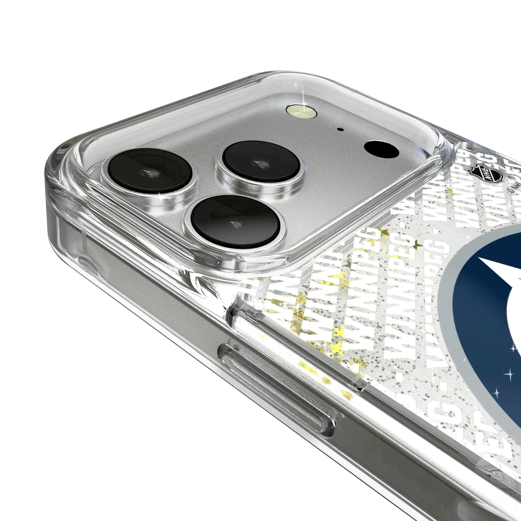 Winnipeg Jets Personalized EndZone Plus iPhone Glitter Phone Case for Apple iPhone - Detail
