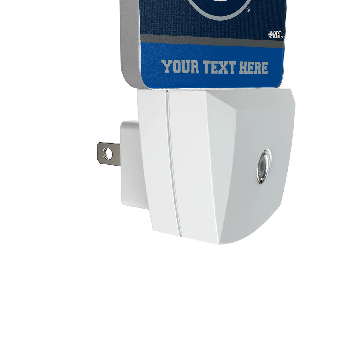 Winnipeg Jets Personalized Endzone Solid Night Light 2-Pack - Detail