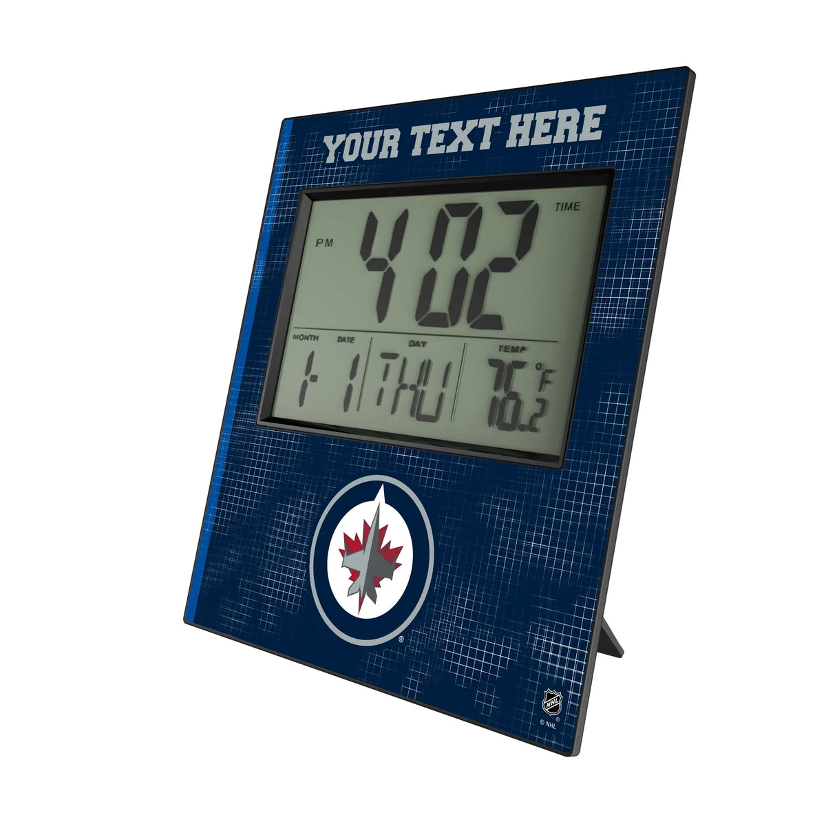 Winnipeg Jets Personalized Hatch Wall Clock