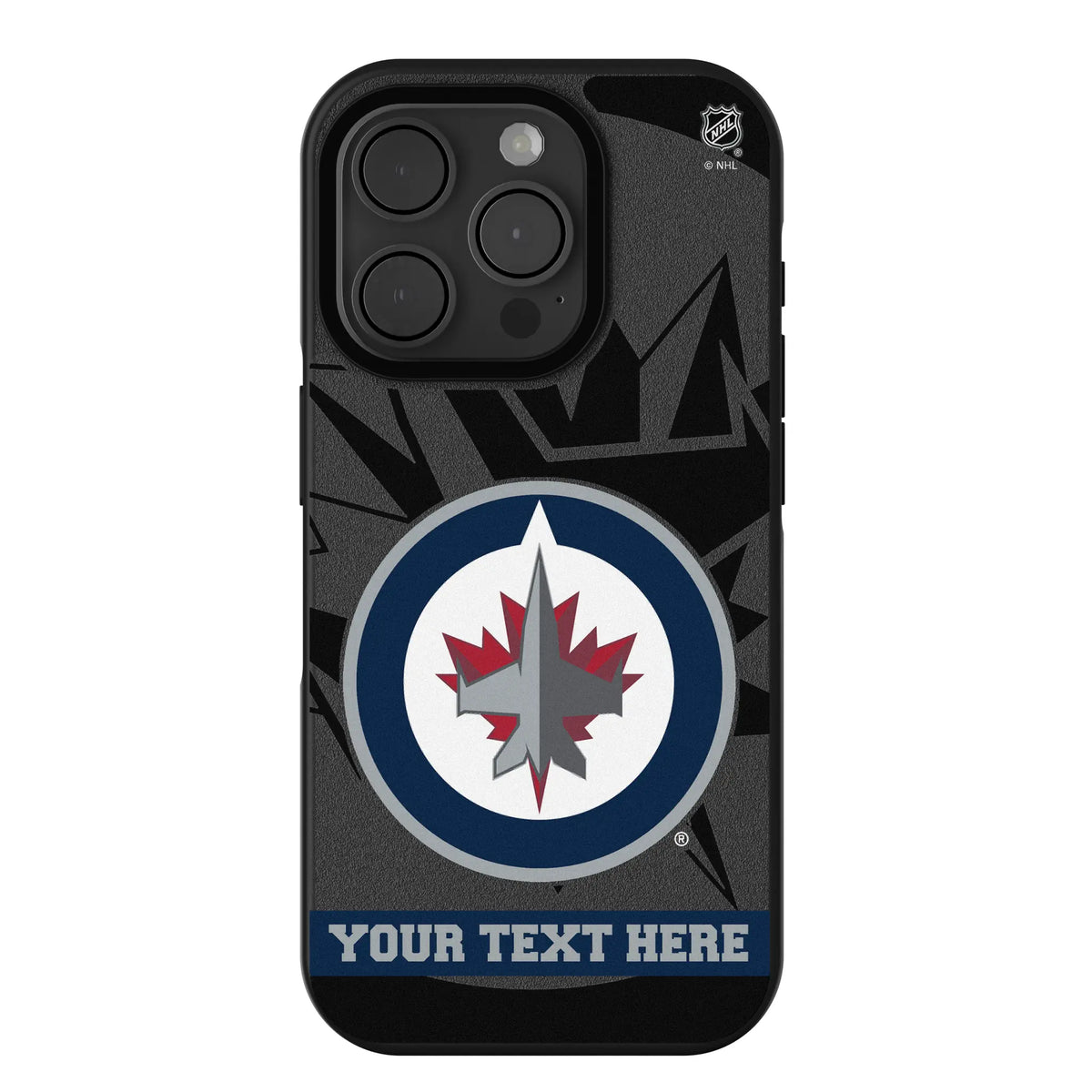 Winnipeg Jets Personalized Tilt iPhone Bump Phone Case for Apple iPhone