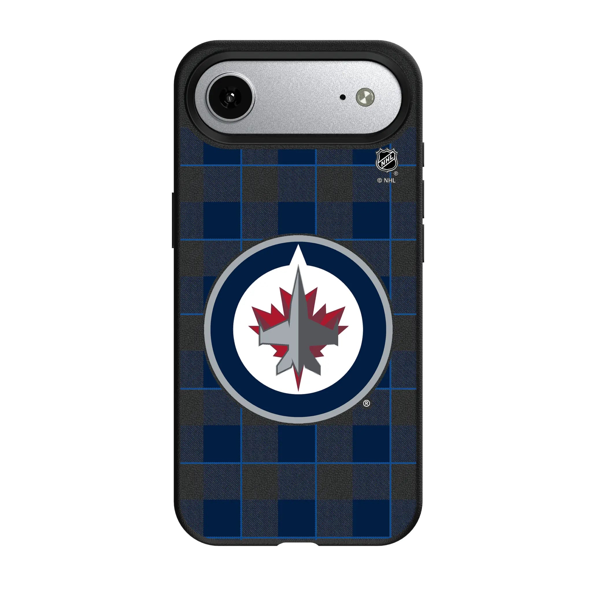 Winnipeg Jets Plaid iPhone MagSafe Compatible Phone Case for Apple iPhone#Device_iPhone Air