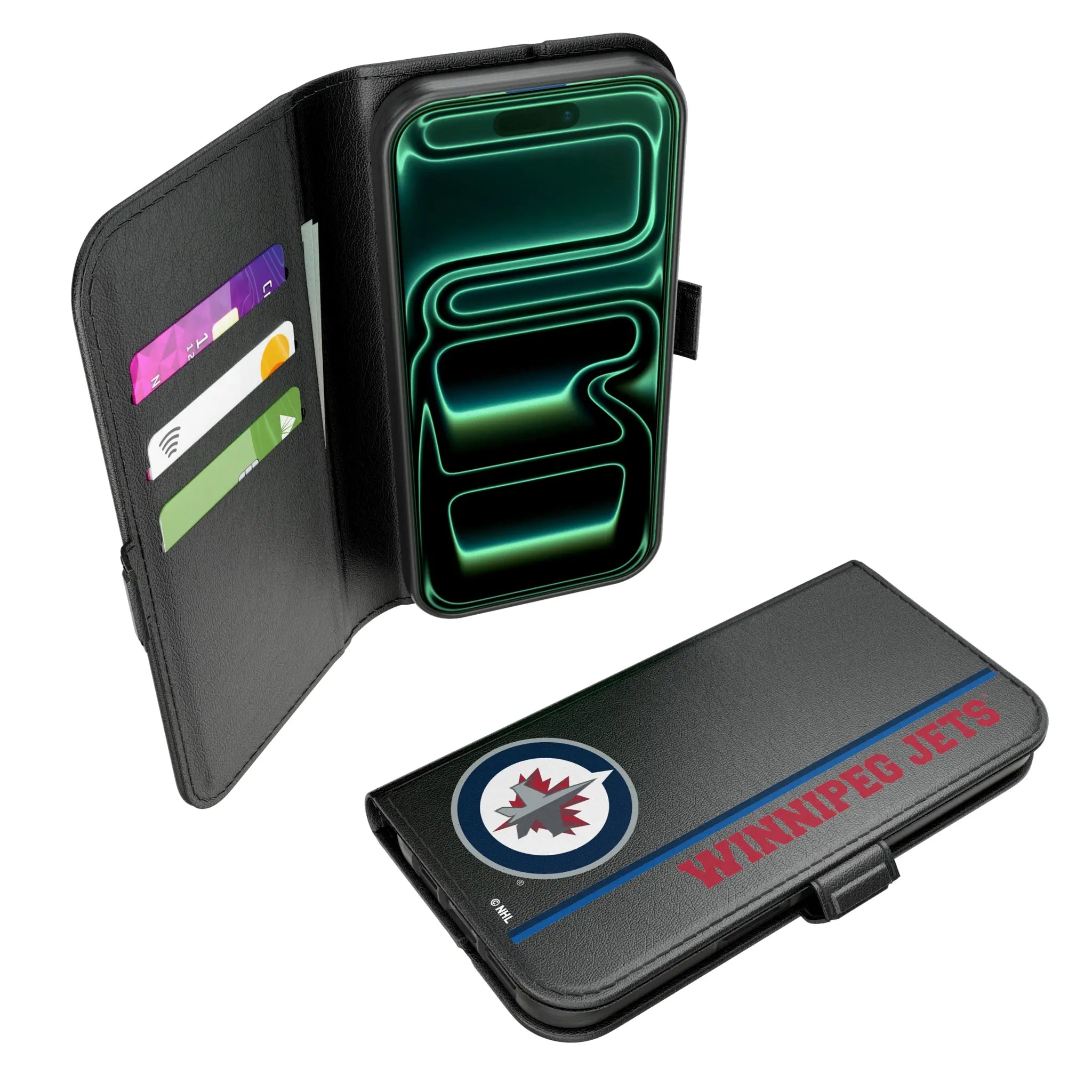 Winnipeg Jets Sidebar iPhone Folio Phone Case for Apple iPhone#Device_iPhone 17
