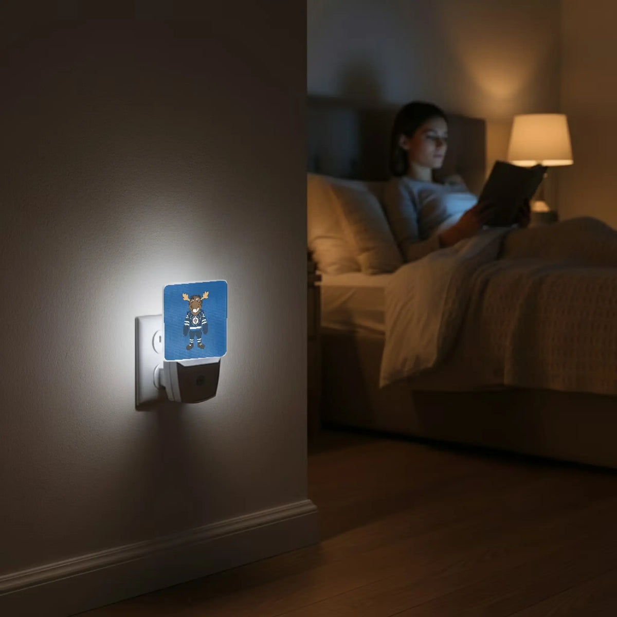 Winnipeg Jets Solid Night Light 2-Pack - Lifestyle