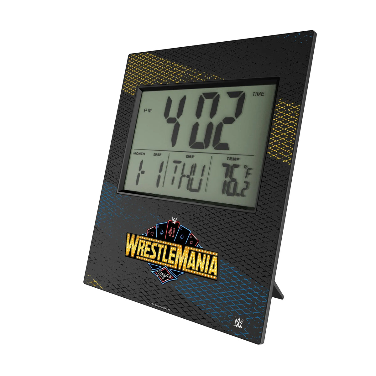 WrestleMania 41 Steel Wall Clock