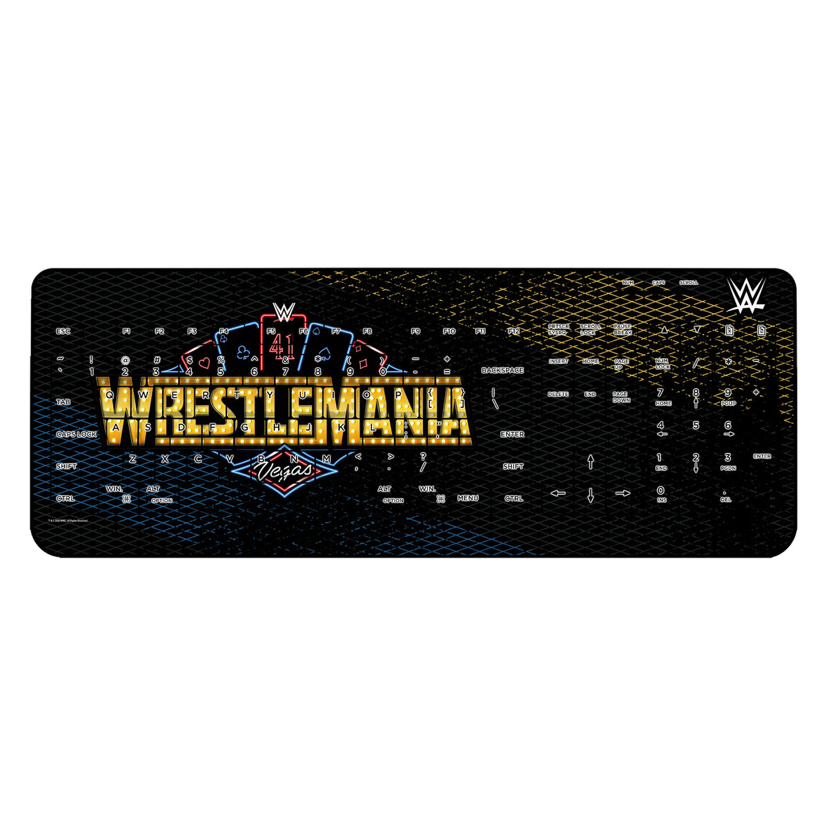 WrestleMania 41 Steel Wireless USB Keyboard