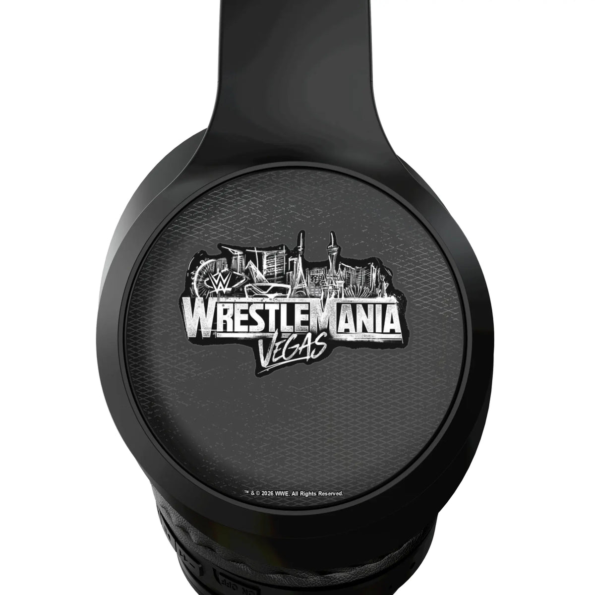 WrestleMania 42 Steel Wireless Over-Ear Headphones With Case - Detail