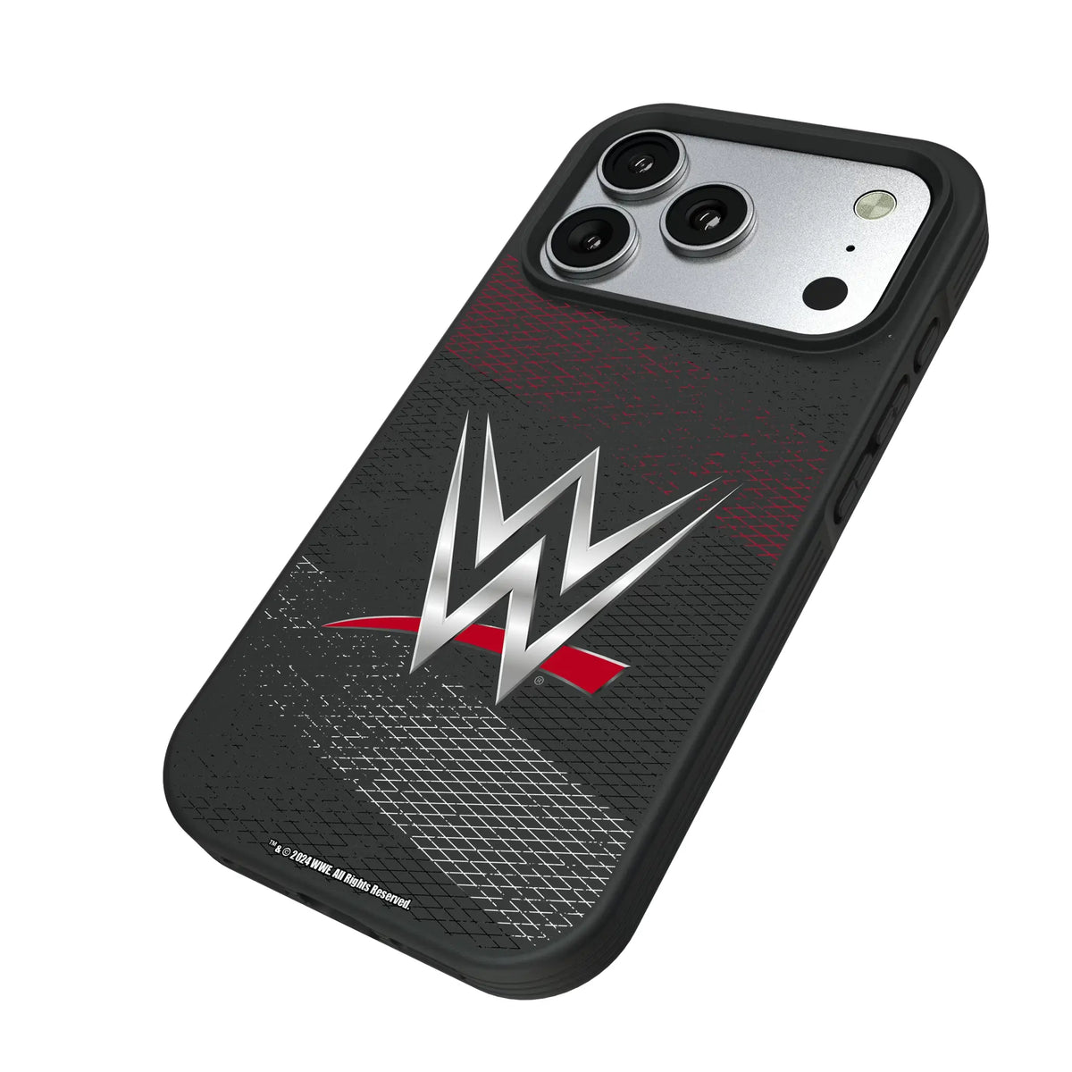 WWE Steel iPhone Bump Phone Case for Apple iPhone - Isometric View#Device_iPhone 17 Pro