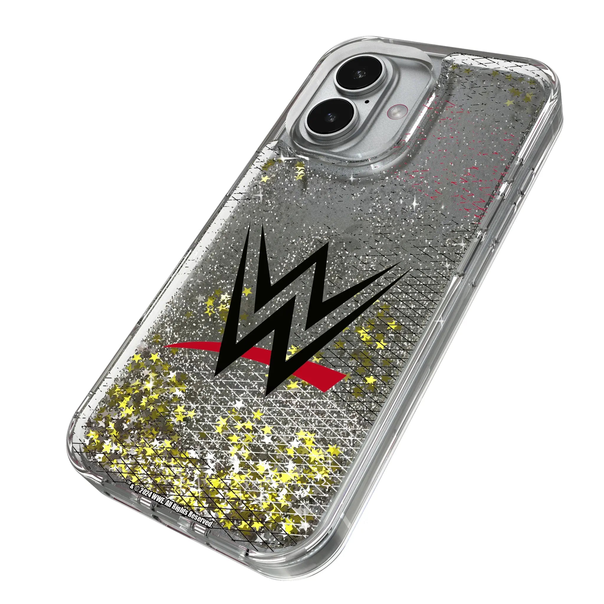 WWE Steel iPhone Glitter Phone Case for Apple iPhone - Isometric View