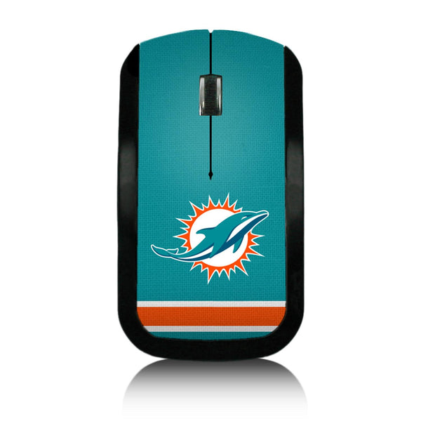 Miami Dolphins Stripe Wireless Mouse