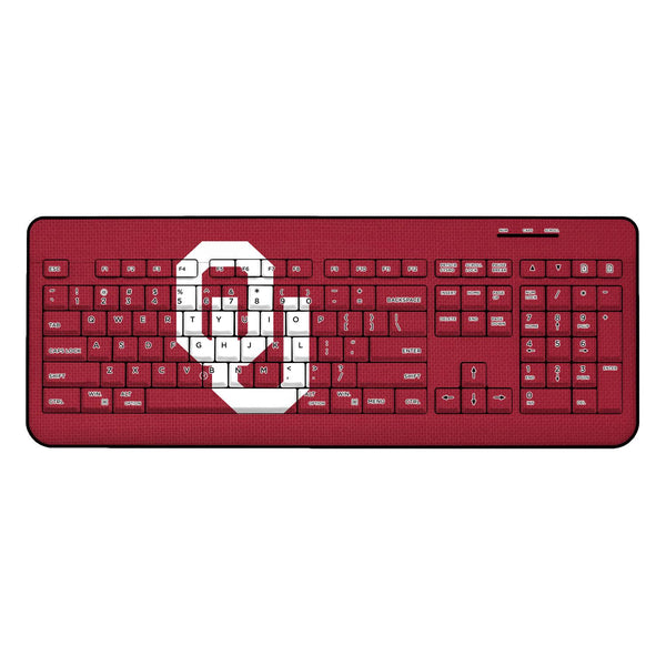 Oklahoma Sooners Solid Wireless USB Keyboard