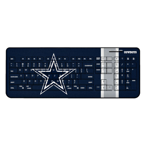 Dallas Cowboys Stripe Wireless USB Keyboard