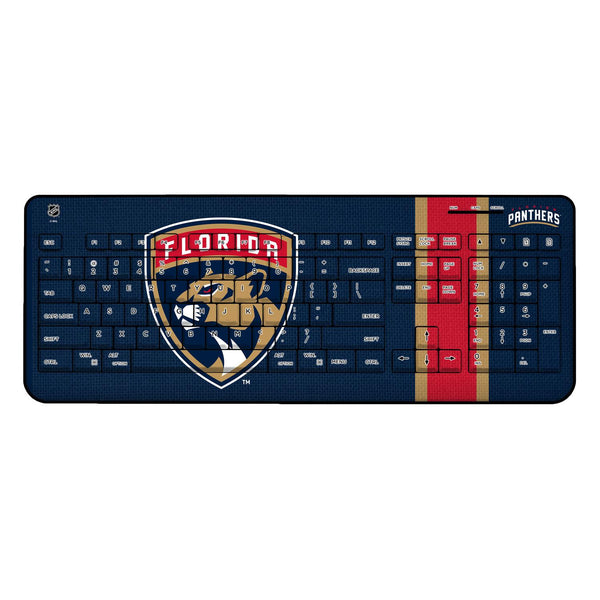 Florida Panthers Stripe Wireless USB Keyboard