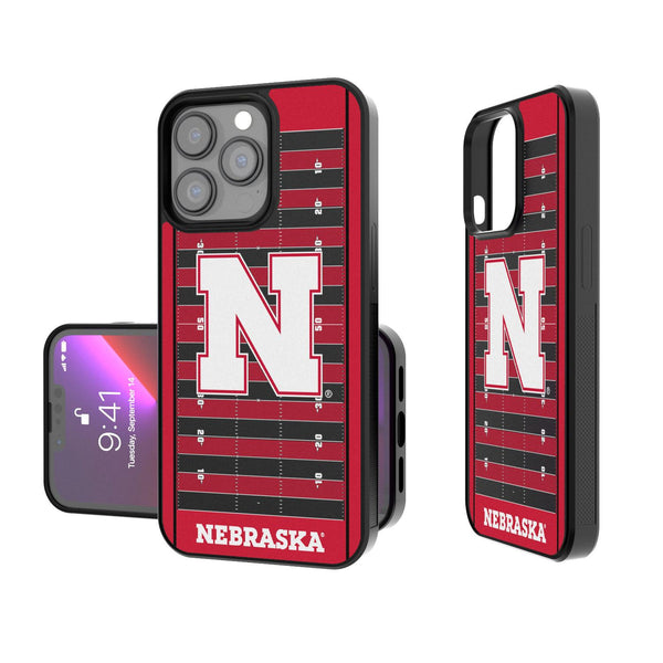 Nebraska Huskers N Football Field iPhone Bump Case