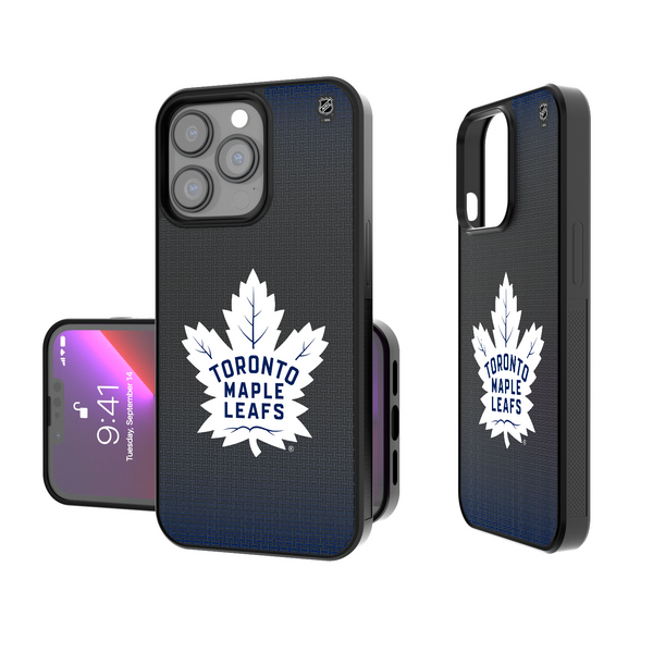 Toronto Maple Leafs Linen iPhone Bump Phone Case