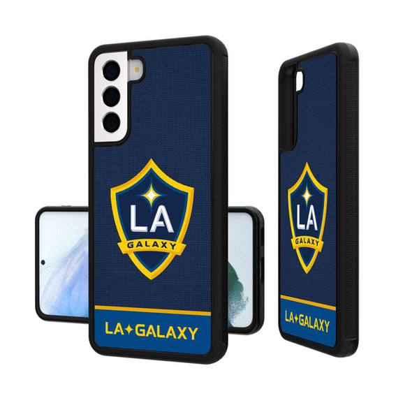 LA Galaxy  Solid Wordmark Galaxy Bump Case