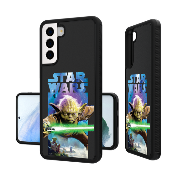 Star Wars Yoda Portrait Collage Galaxy Bump Phone Case