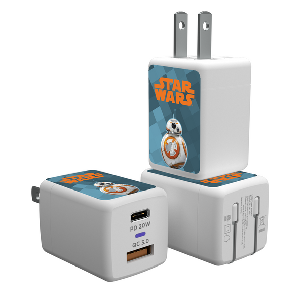 Star Wars BB-8 Color Block USB A/C Charger