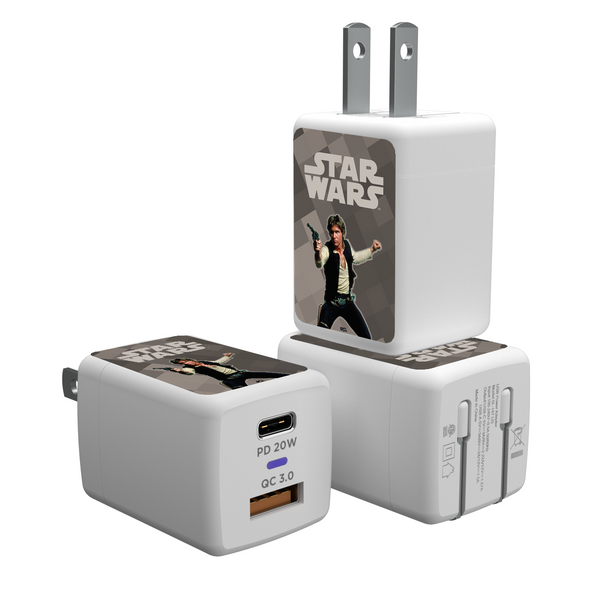 Star Wars Han Solo Color Block USB A/C Charger