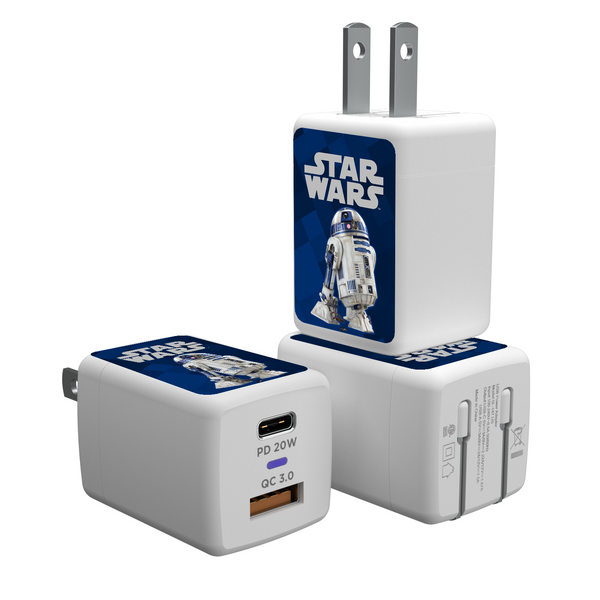 Star Wars R2D2 Color Block USB A/C Charger