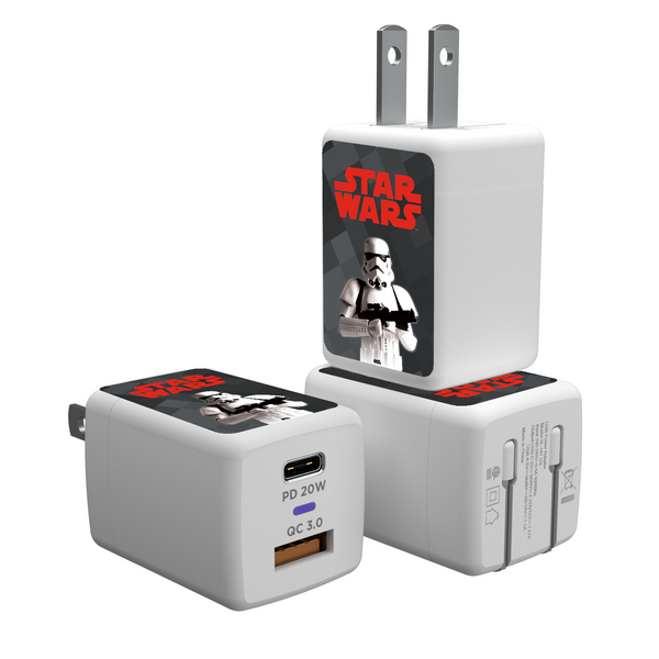 Star Wars Stormtrooper Color Block USB A/C Charger